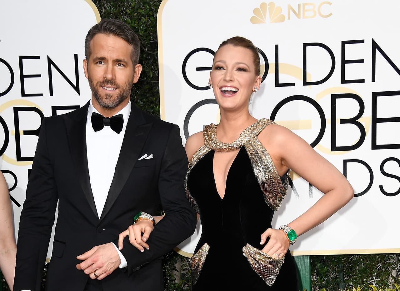 Date night! Los actores y esposos Ryan Reynolds y Blake Lively.