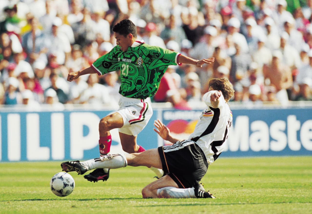 Arellano aprovechó su velocidad y picardía para hacer una jugada individual que terminó en el 1-0 de México a los dos minutos del segundo tiempo.