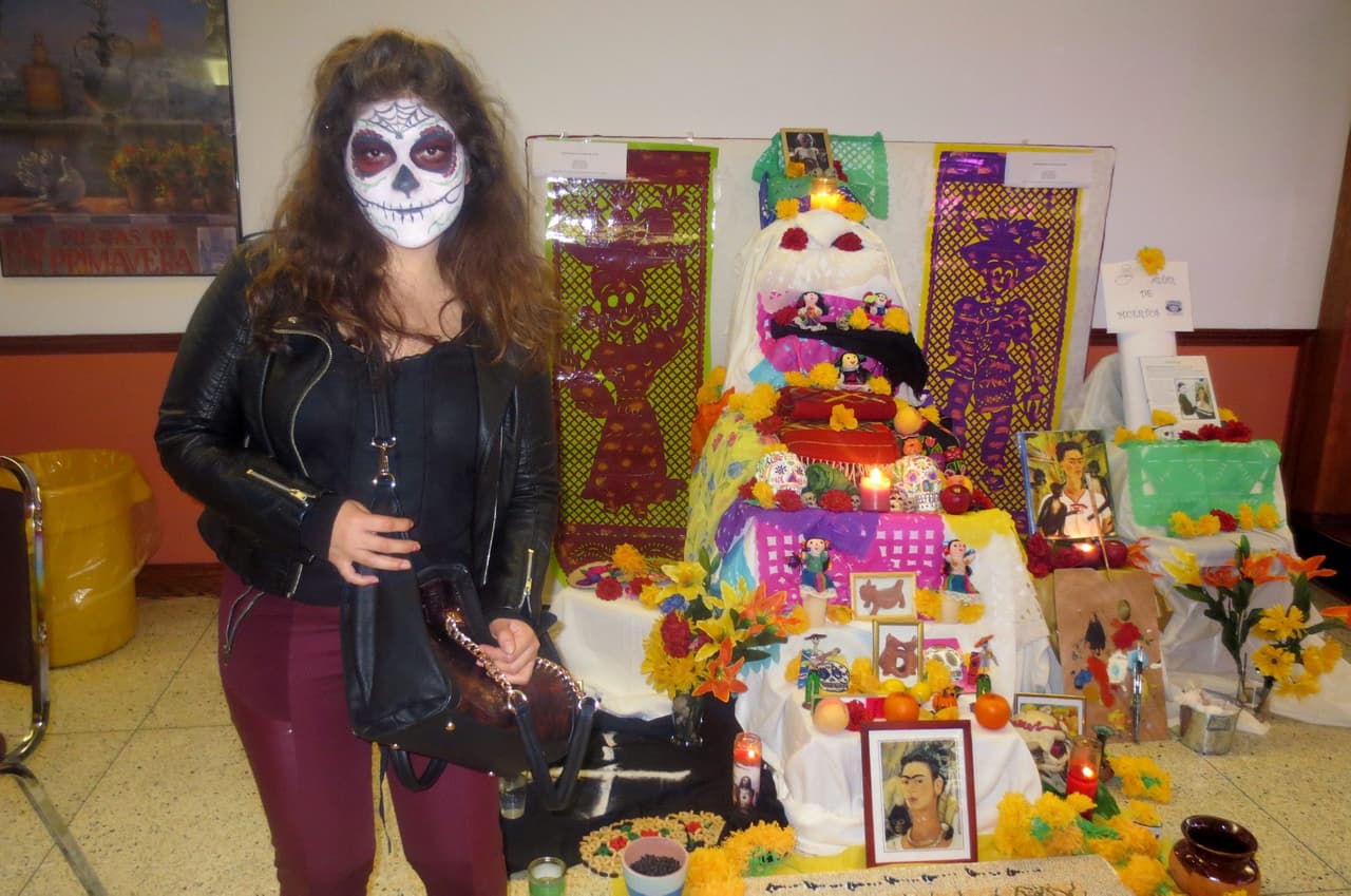 Andrea trabaja en proyectos sociales