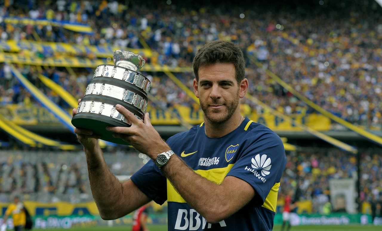 Boca Juniors es el segundo en la lista con 2.233.000 vendidas, ratificando una popularidad que llega a diferentes personalidades en ese país. En este caso, el tenista Juan Martín del Potro fue xeneize.