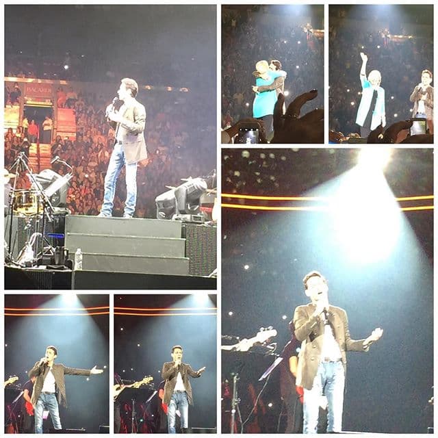 "Quiero coger este momento, permítanme, como familia, como latino, para agradecer la presencia de una persona que respeto mucho, una mujer que ha cruzado fronteras y que conocí hace muchos años" dijo Marc antes de presentar a Hillary. (Crédito: marialedesma33)