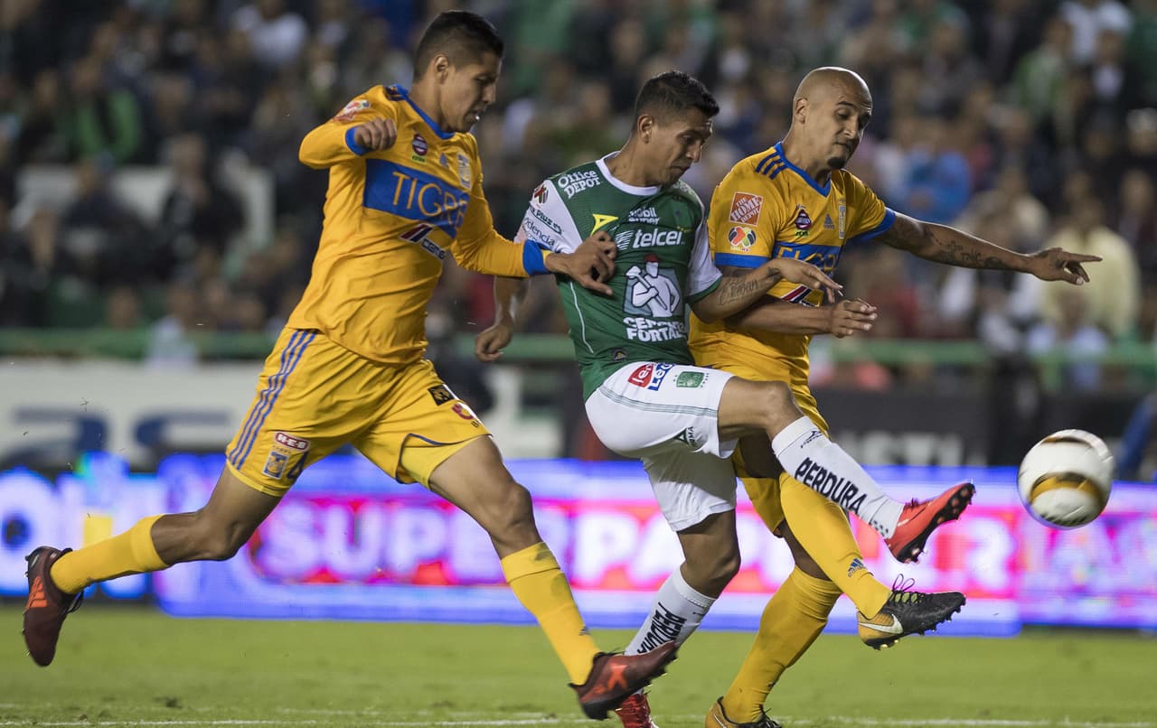 León empata con Tigres en la ida y se juegan el pase a semifinales en el Volcán