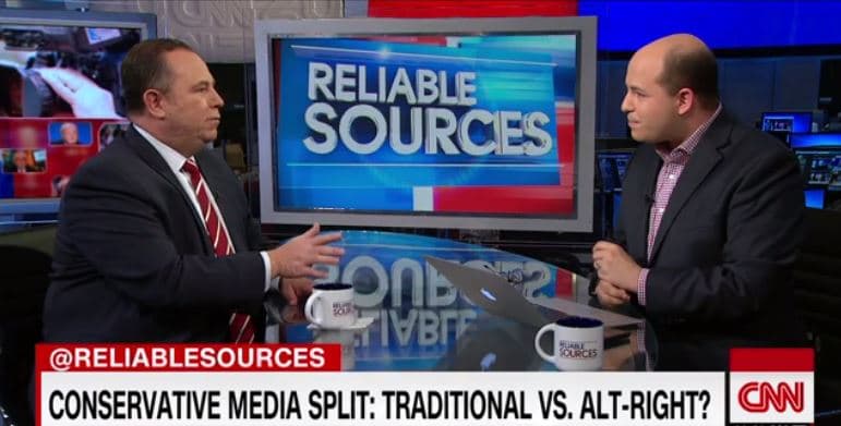 Chris Ruddy durante una aparición reciente en CNN