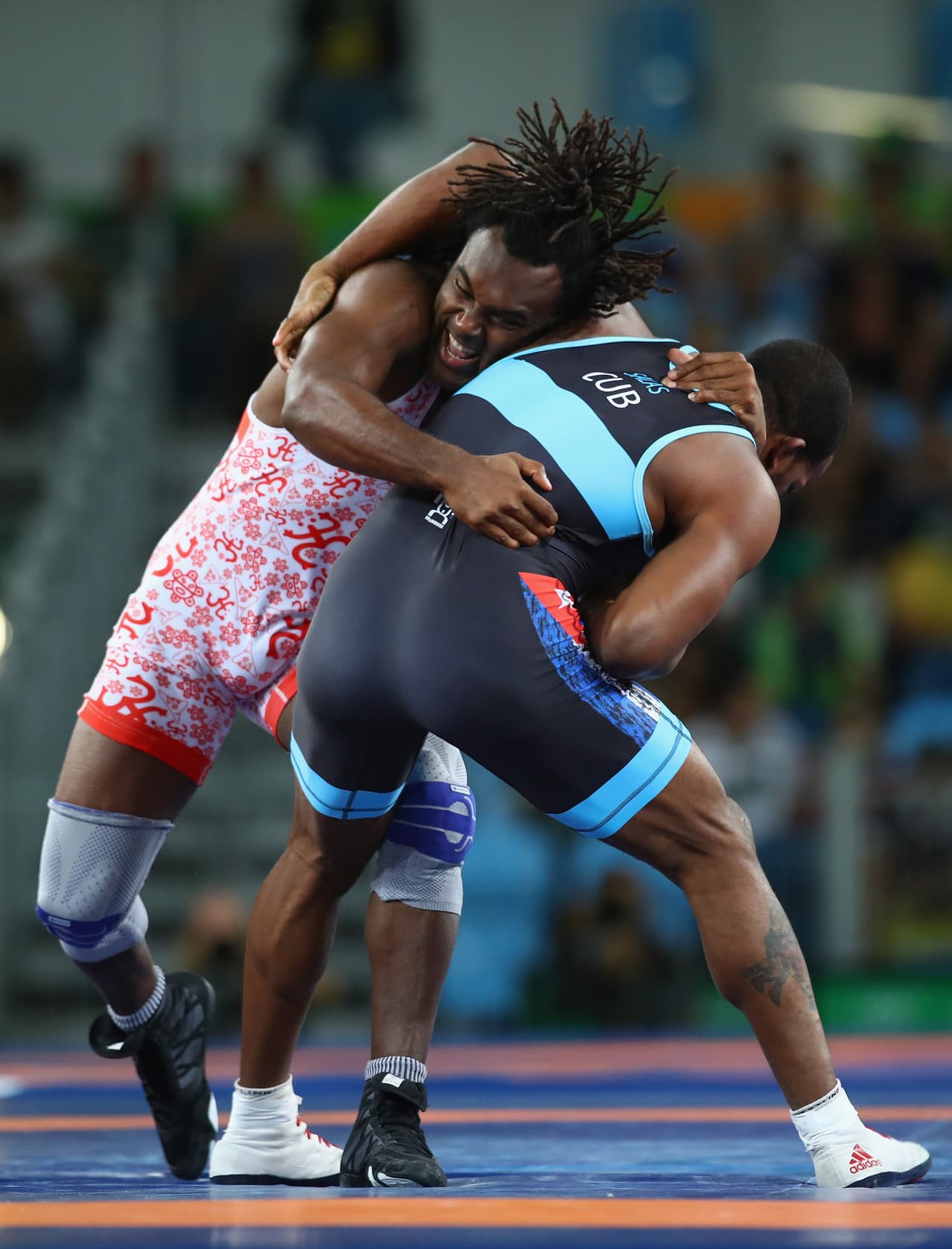 El abanderado boricua iba en busca de medalla de bronce tras caer contra el turco Selim Yasar. Se enfrentó al cubano Reineris Salas, pero no logró derrotarlo. Necesitaba ganar dos combates para quedar con el bronce.