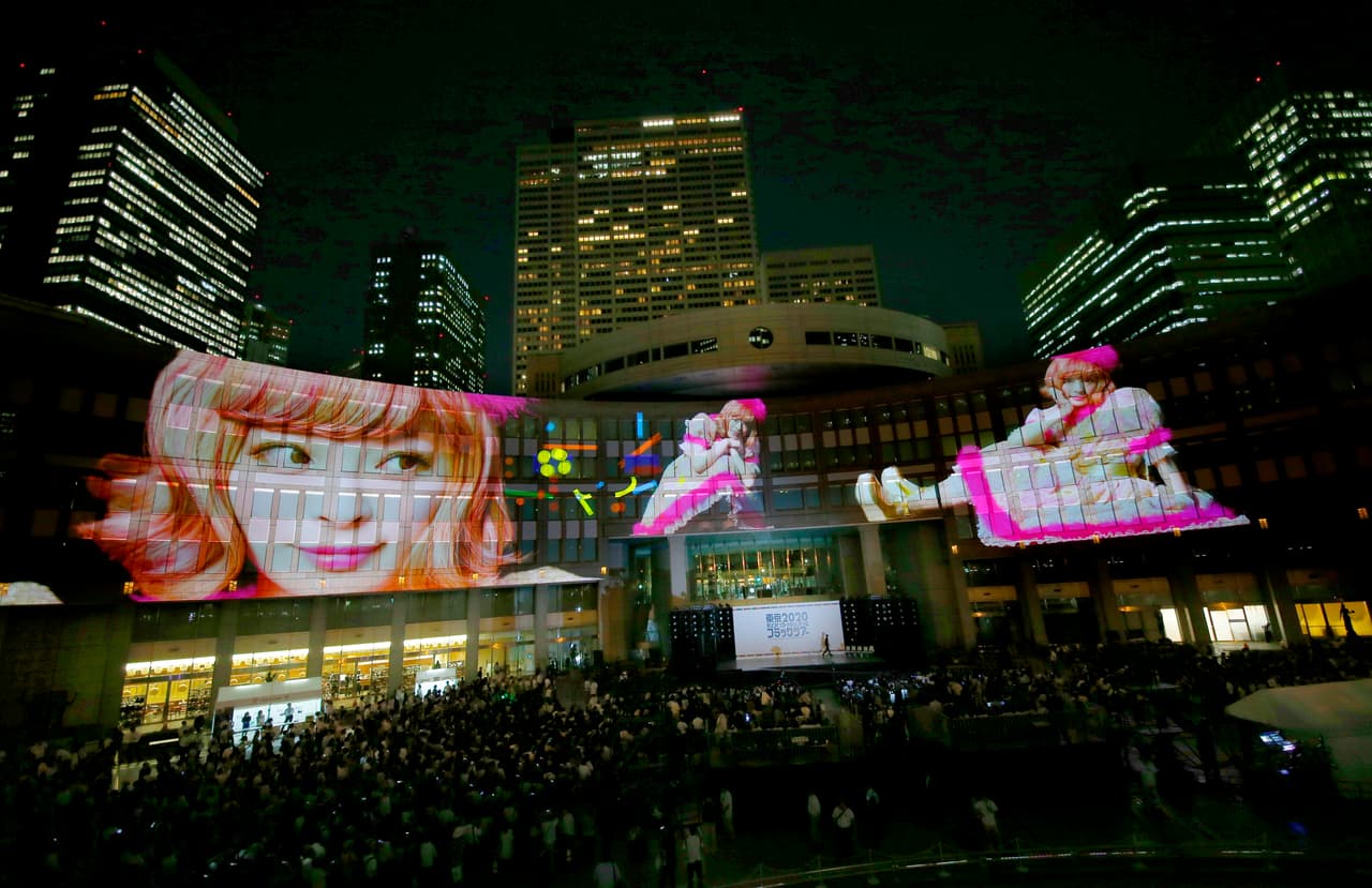 El show mostró algunos de los atractivos turísticos del país asiático así como imágenes de otros eventos deportivos.