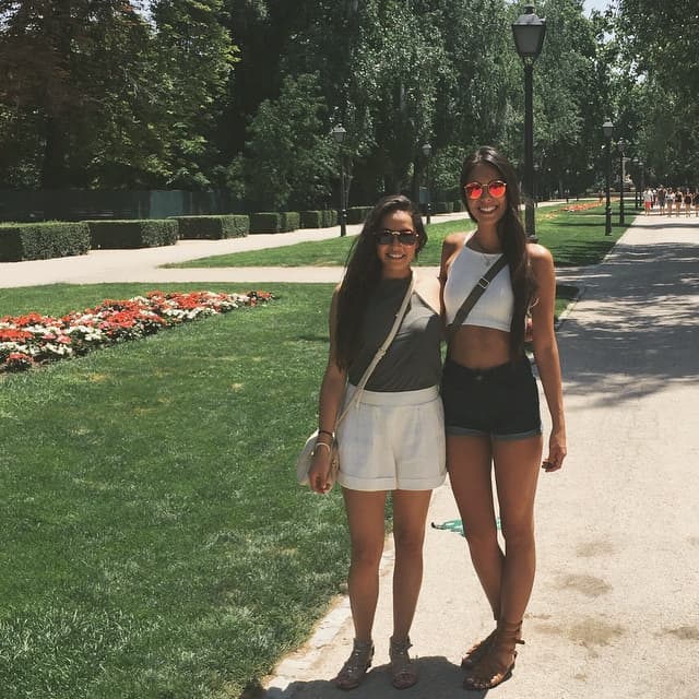 Disfrutando del buen clima.