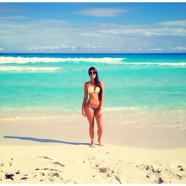 María Levy, la más bella en bikini.