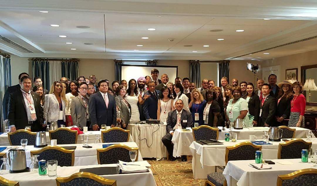 Reunión de la Coalición Nacional de Diversidad en apoyo de Trump