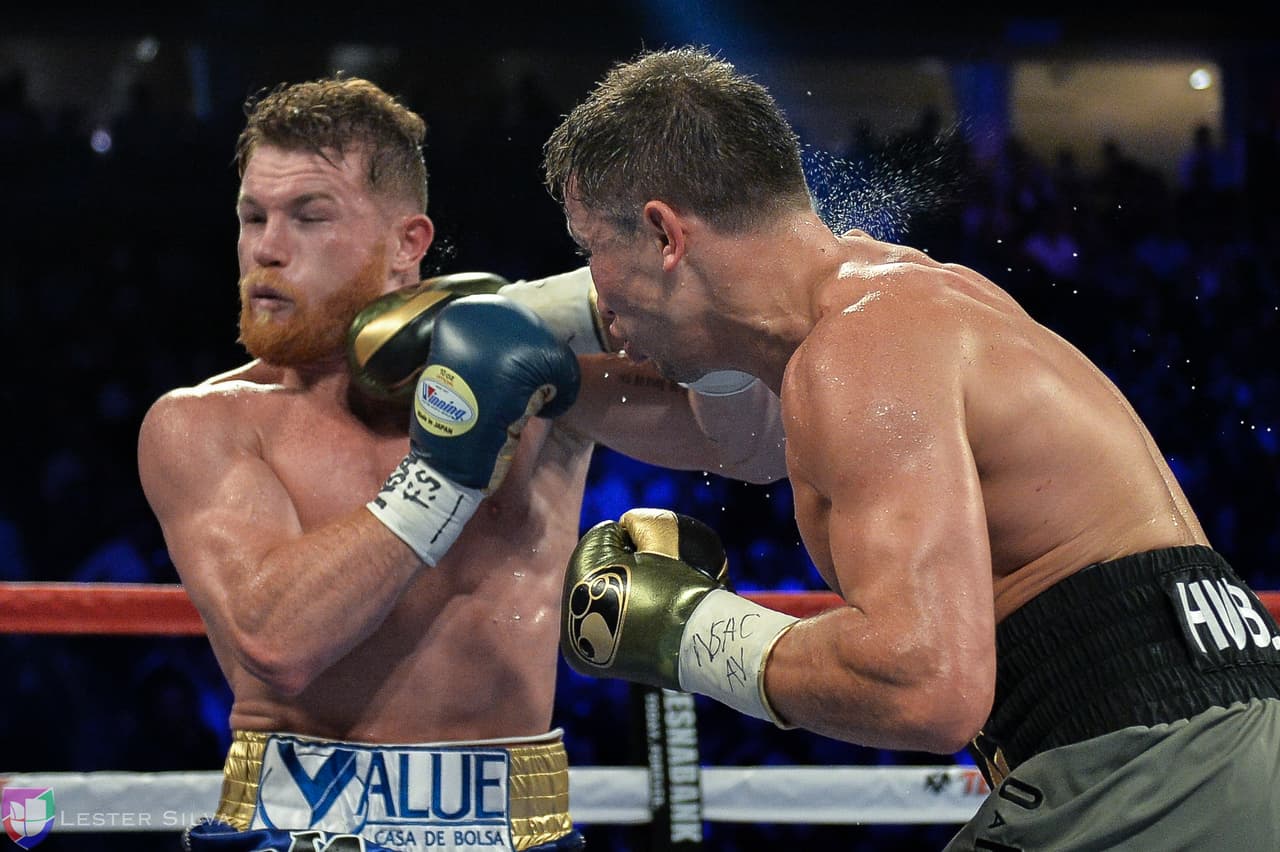 Saúl "Canelo" Álvarez conectó 169 de los 505 golpes que disparó para una efectividad del 33.5%.