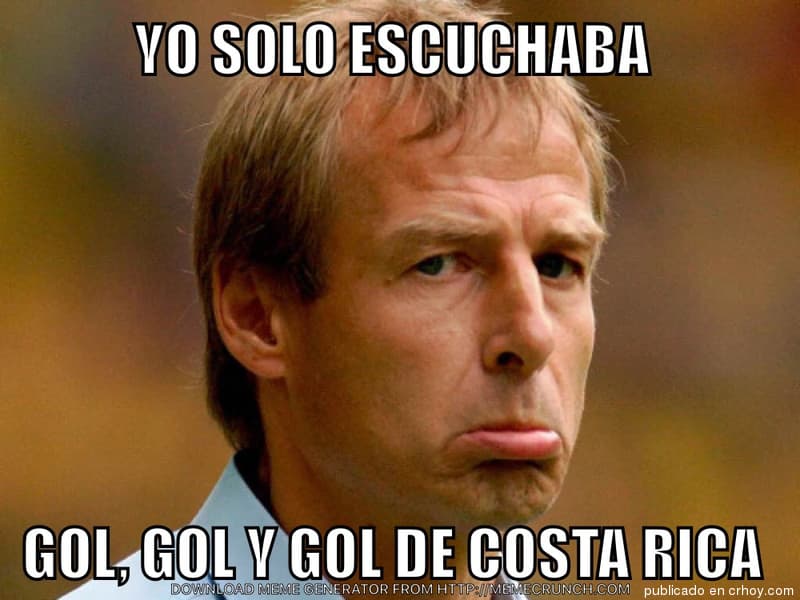 La goleada de 4-0 que sufrió el 'Team USA' ante los 'Ticos', en la segunda fecha del Hexagonal de Concacaf, fue recalcada en las redes sociales .