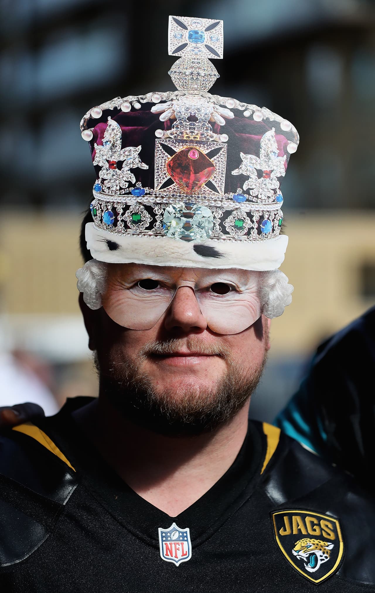 Los seguidores ingleses se sintieron como reyes en medio de la fiesta de la NFL.