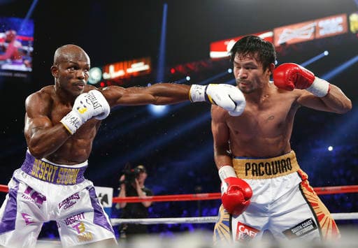 Manny Pacquiao dominó a Timothy Bradley y lo venció por decisión unánime en lo que sería su última pelea como boxeador profesional.