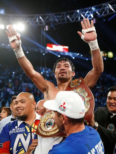 Manny Pacquiao dominó a Timothy Bradley y lo venció por decisión unánime en lo que sería su última pelea como boxeador profesional.