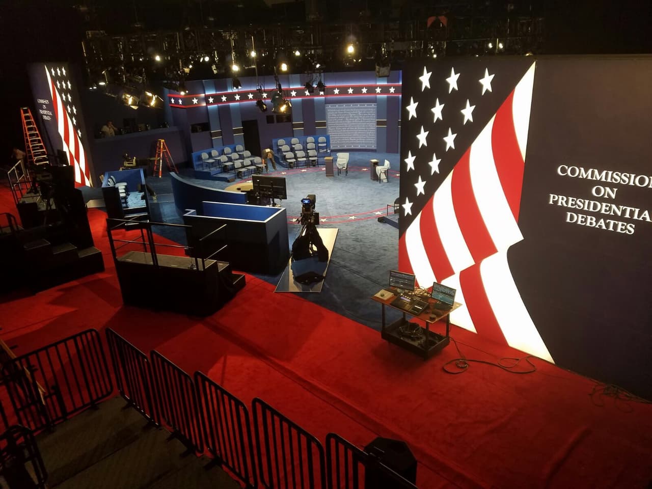 Este es el escenario del anticipado debate presidencial del domingo en Misuri.