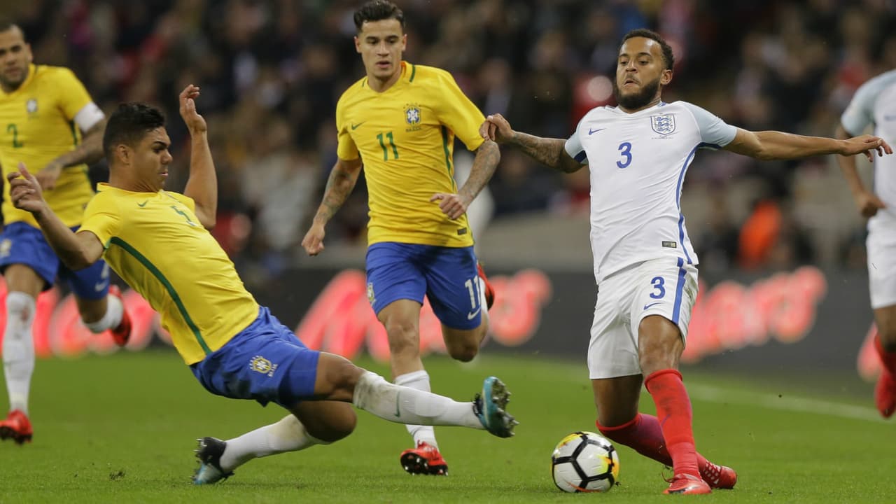 Inglaterra y Brasil empatan sin goles en Wembley
