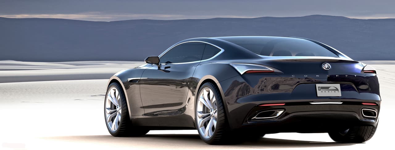 El Buick Avista Concept luce tan poderoso como sus 400 caballos de fuerza sugieren