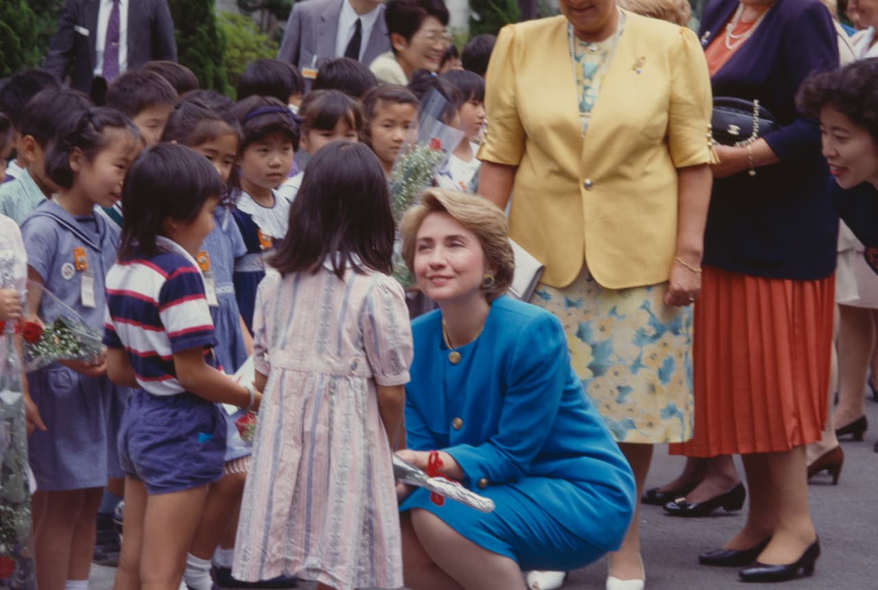 Hillary Clinton en 1994.