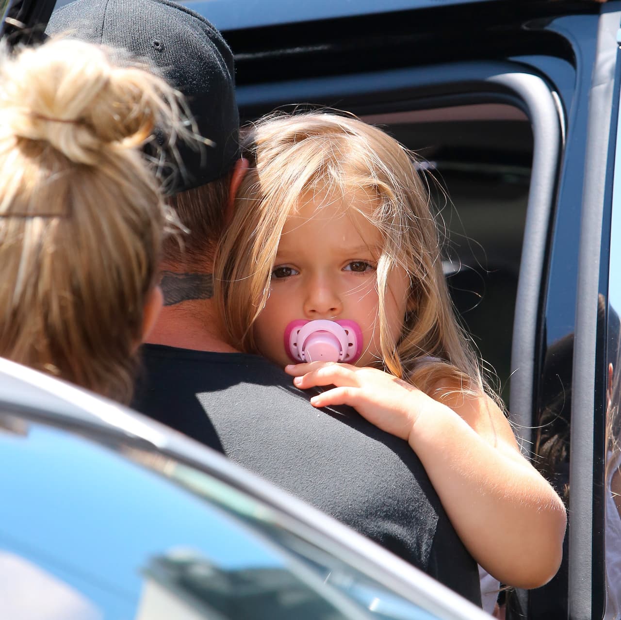 Linda con su 'pacifier'.