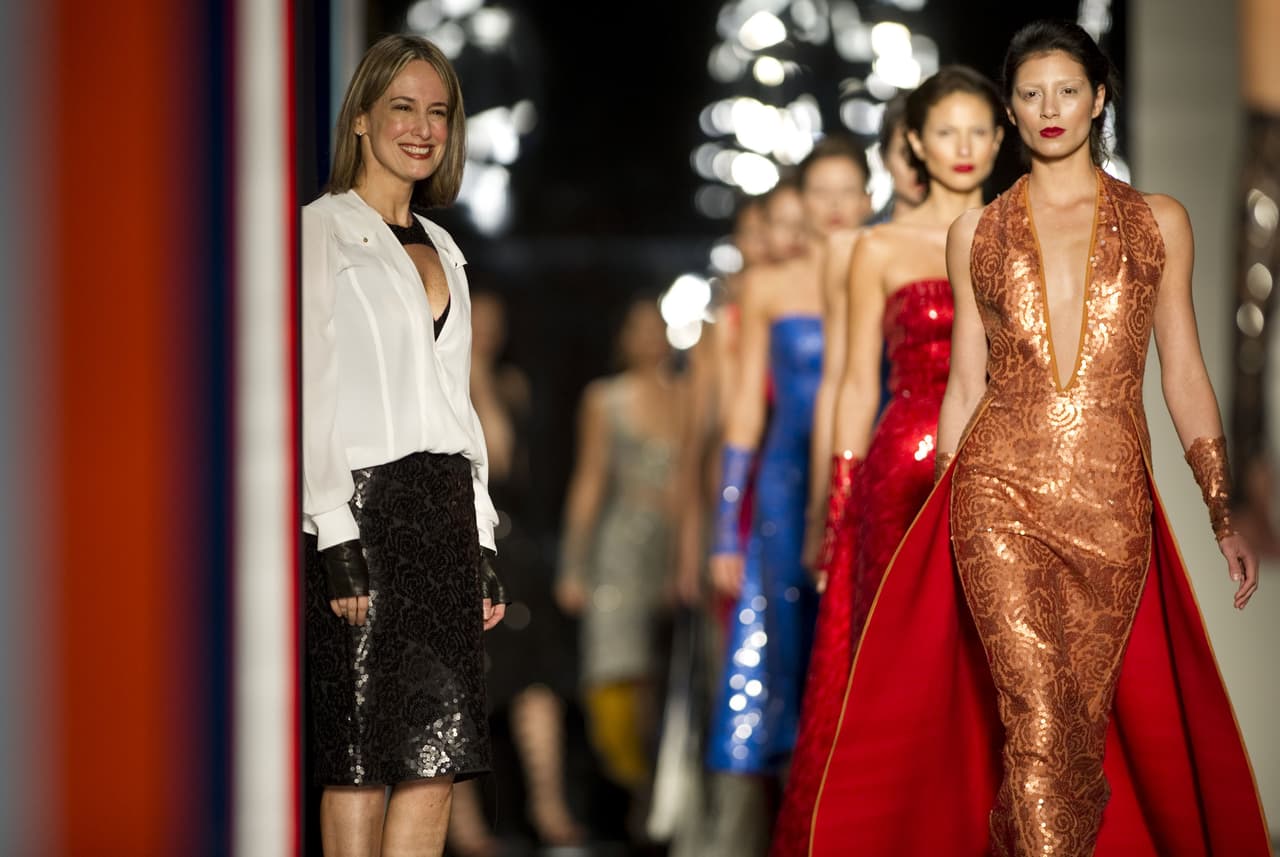 Silvia Tcherassi en su pasarela de Colombiamoda 2013.