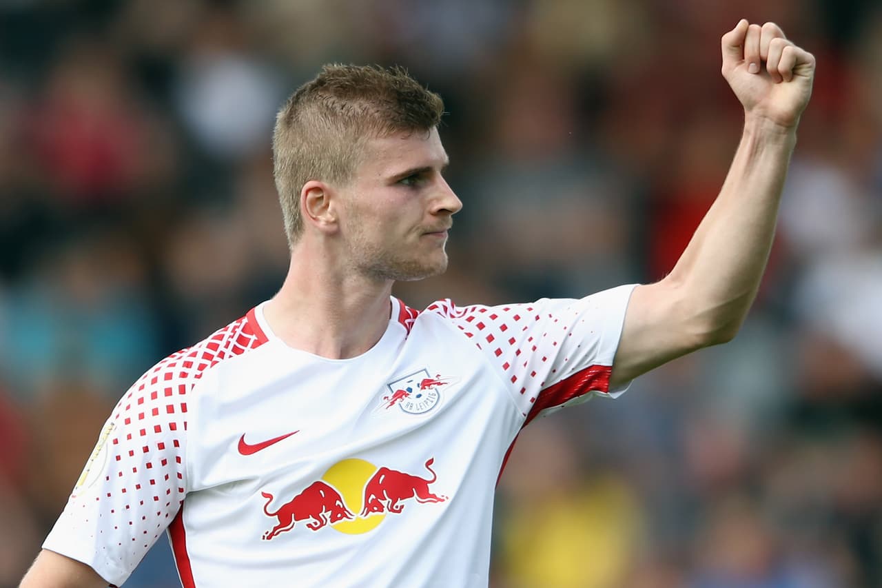 <b>Timo Werner (RB Leipzig): </b>con apenas 21 años, logró esa misma cantidad de goles en la temporada pasada con el sorprendente equipo de Leipzig.