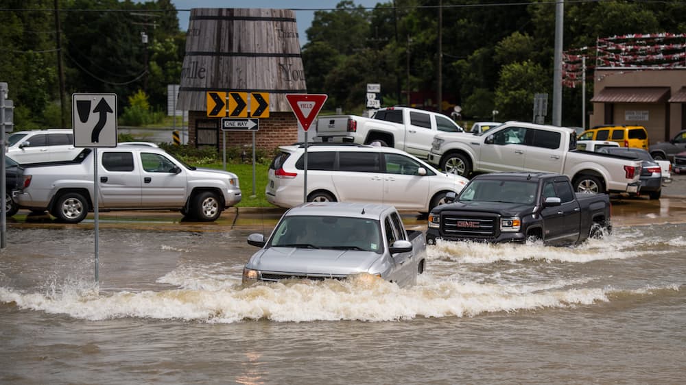 Inundaciones en el sur de Louisiana