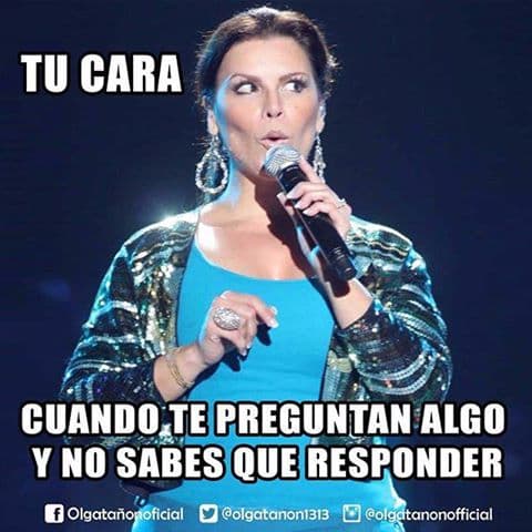 “¿Quién se siente identificado? .. Recuerden que mi nuevo tema está disponible en iTunes”- Olga Tañón.