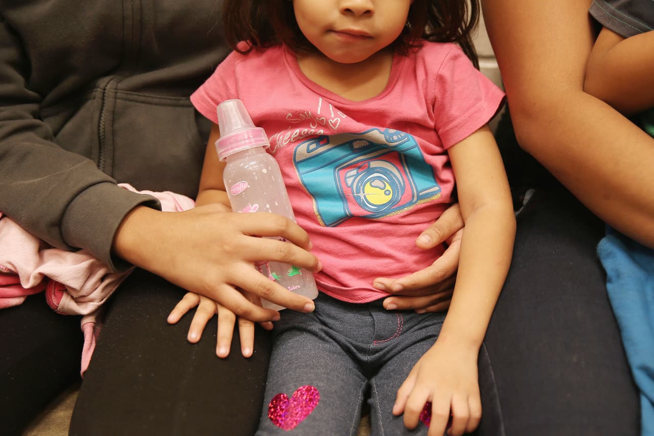 Inmigrantes centroamericanos detenidos por la Patrulla Fronteriza en Texas.