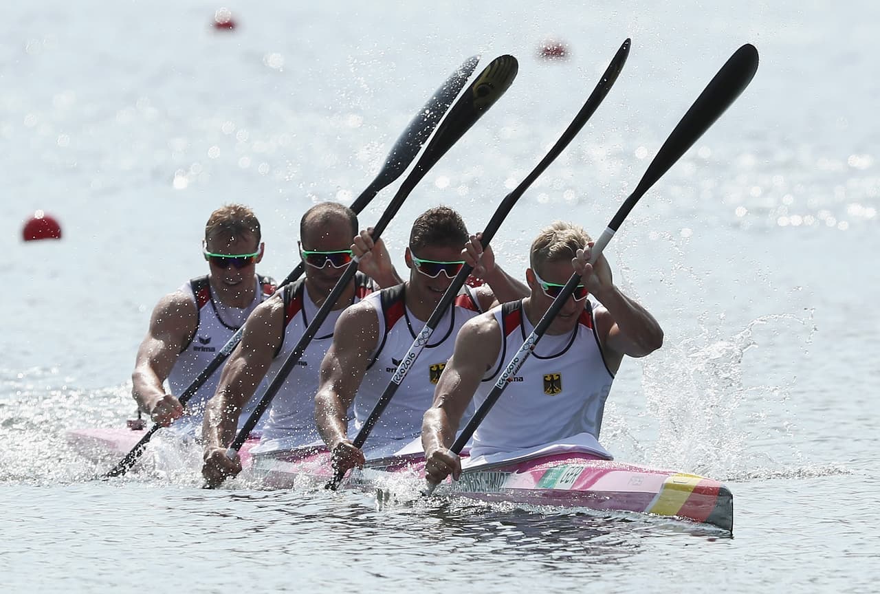 Alemania dominó en la prueba de K4 en distancia de 1,000 para llevarse la medalla de oro, en el último día de competencias de remo.