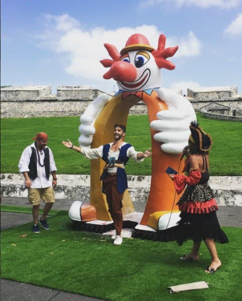 A Pedro Prieto el clima le jugó a favor en el reto ¡Ya te cargó el payaso!