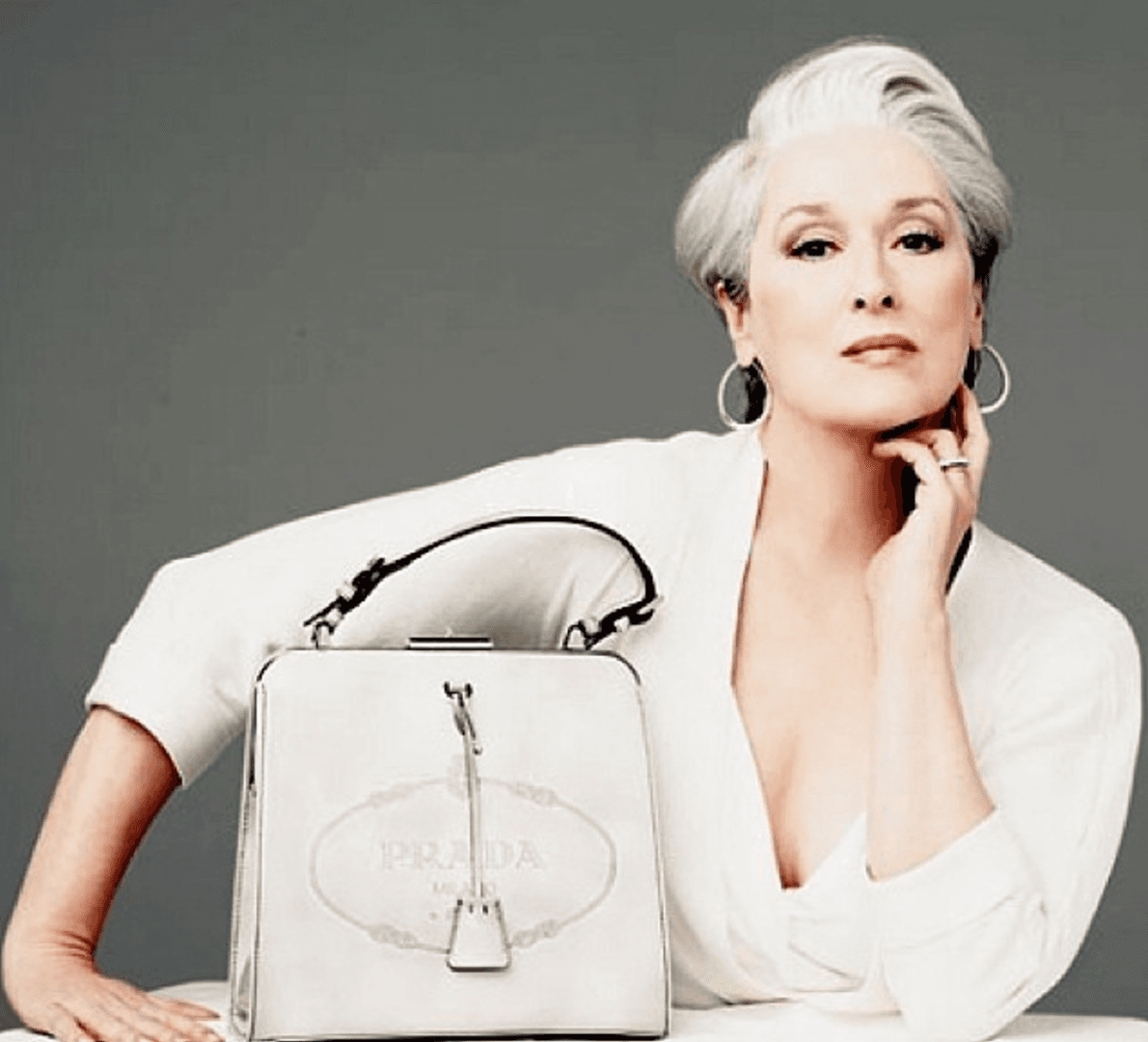 <b>Miranda Priestley</b>
<br>Este despóta y frío personaje, inspirado en la editora de moda Ana Wintour, es una de las protagonistas de la comedia 'Devil's Wear Prada'.