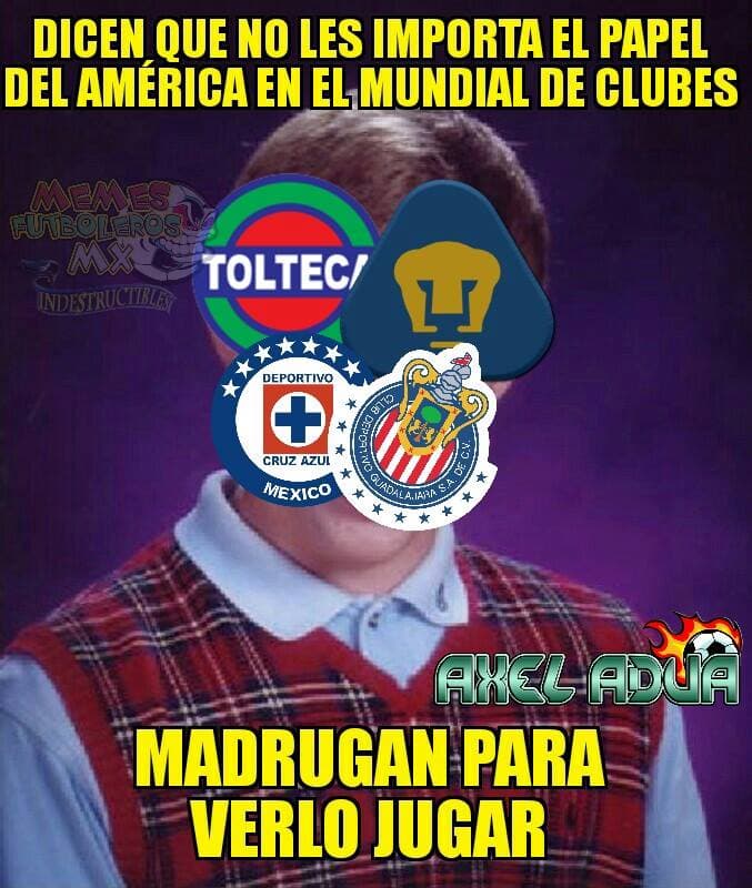 Los memes destacaron el triunfo de América y el pase a semis donde jugará ante Real Madrid, y también se burlaron de los que no son aficionados azulcremas.