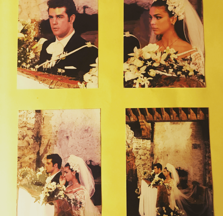 Bibi Gaytán se casó embarazada de su primer hijo, Eduardo.