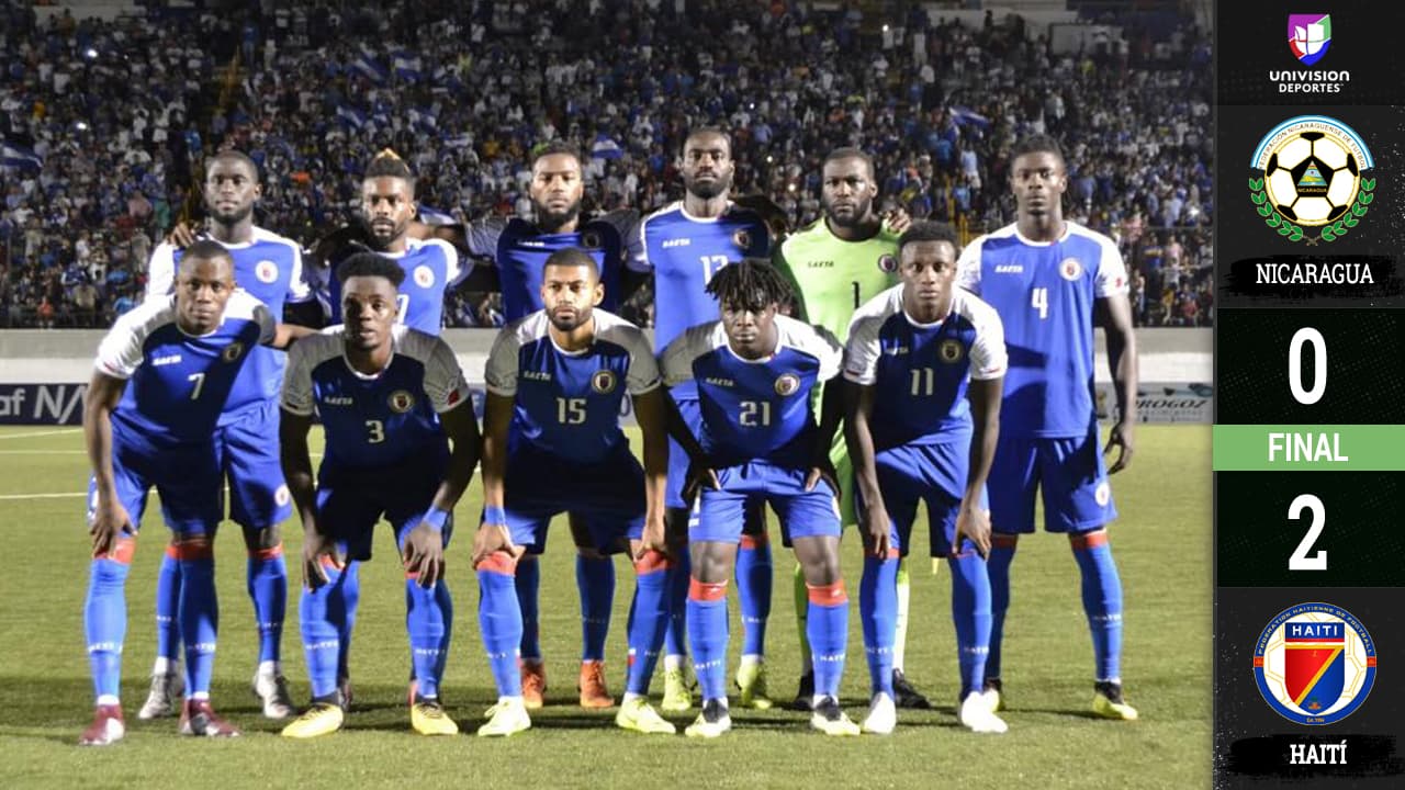 Haití venció a Nicaragua en Managua y asalta el liderato de la Liga de Naciones