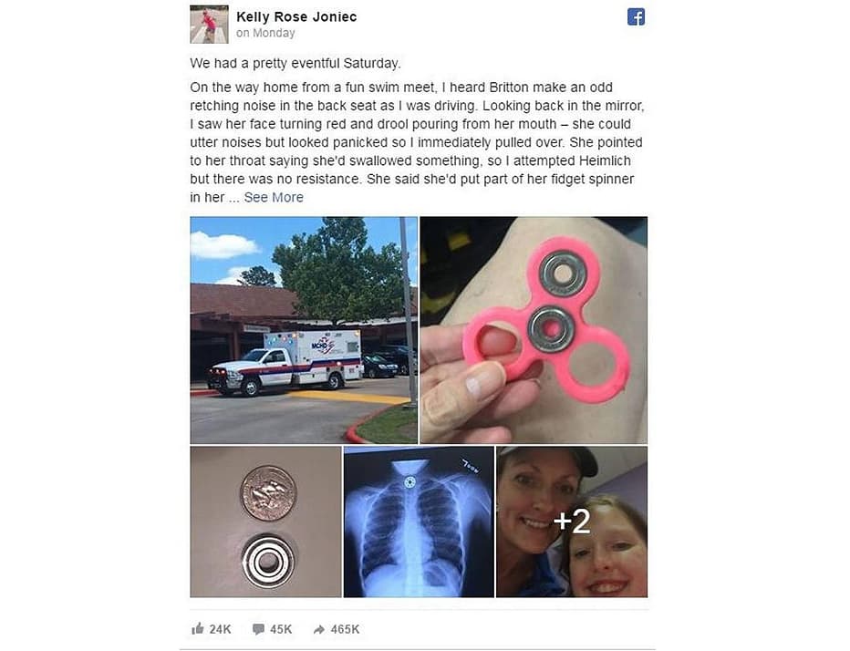 En pocas horas el post se hizo viral, con más de 450 mil shares y 44.500 comentarios.