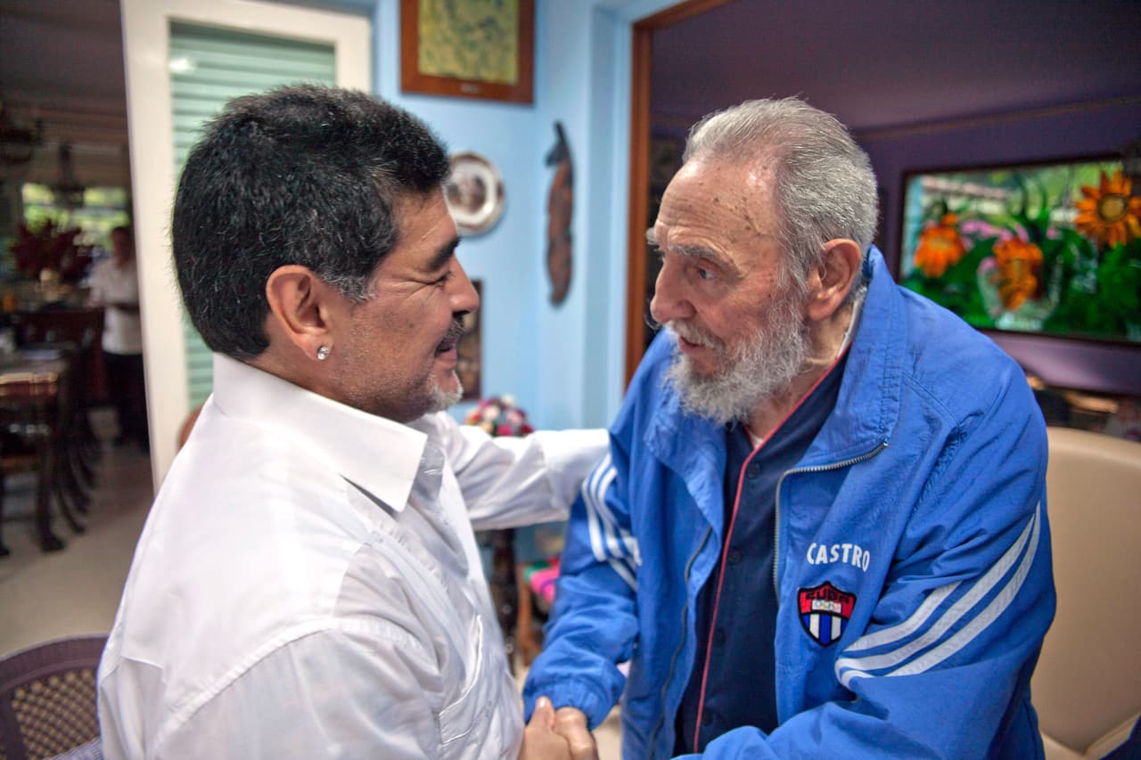 El astro argentino tuvo una gran amistad con el presidente cubano, a quien consideró como un segundo padre.