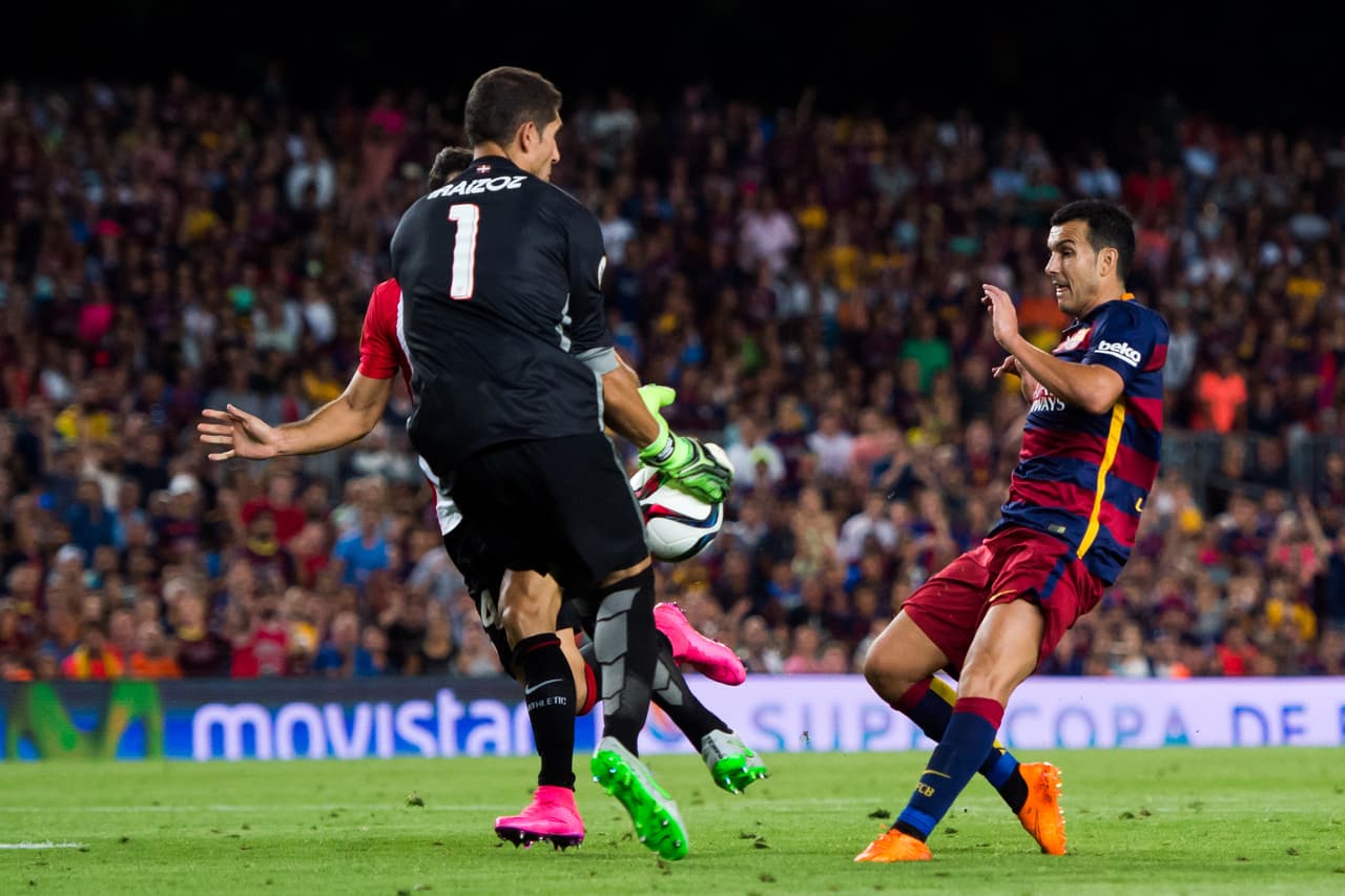 A lo largo del partido, el conjunto del Barcelona fue dueño del balón y capitalizó las mejores oportunidades de gol.
