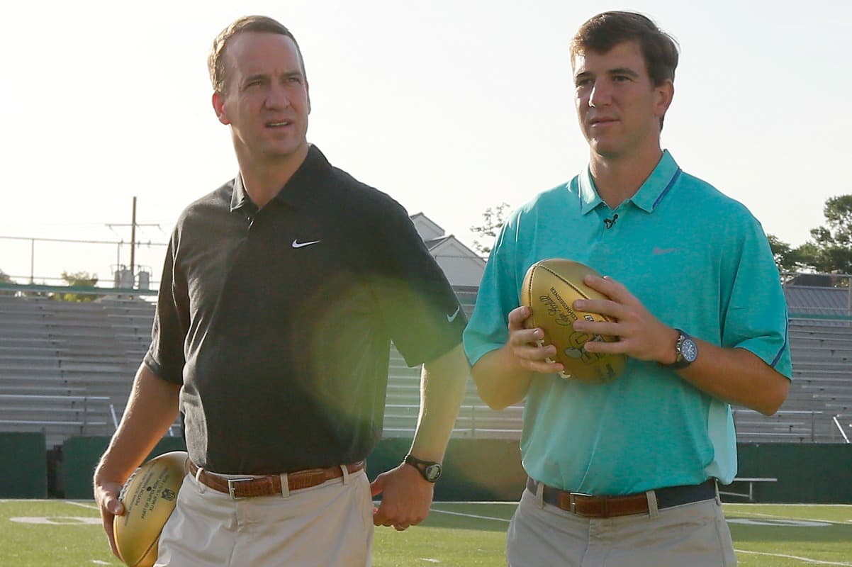 Eli Manning extrañará ver jugar a su hermano Peyton dentro de los emparrillados