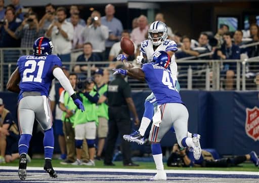 Las mejores tomas del duelo cardiaco que se llevó los Dallas Cowboys 27-26 sobre los New York Giants.