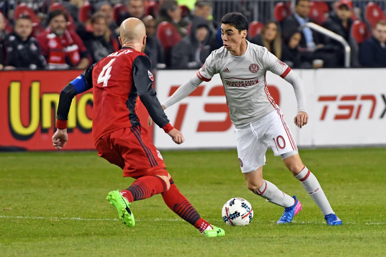 Miguel Almirón destacó en el empate 2-2 de Atlanta frente a Toronto.