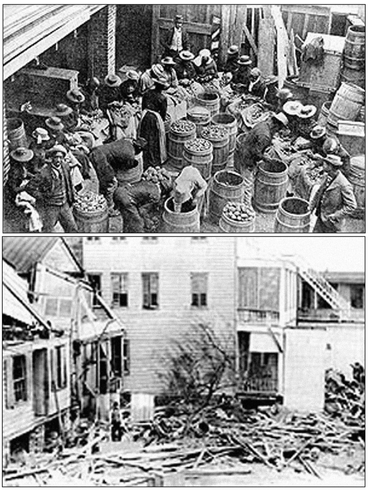 <b>6.-</b>
<b>Huracán de Sea Islands (1893). Fallecidos: Entre 1,000 y 2,000 en Carolina del Sur y Georgia. </b>El sistema tormentoso golpeó violentamente en Carolina del Sur y Georgia, especialmente en Sea Islands, cerca de Savannah.