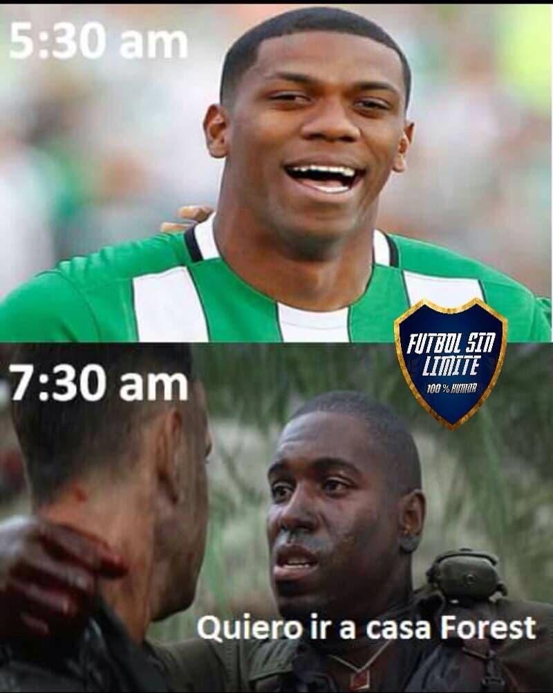 Orlando Berrío, de Atlético Nacional, es comparado con Bubba Smith, persona de la película Forrest Gump.