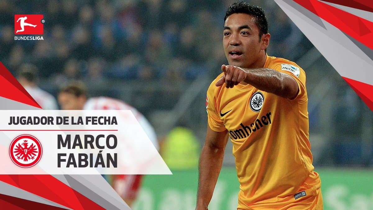 Marco Fabián sigue consechando reconocimientos con el Eintracht Frankfurt.