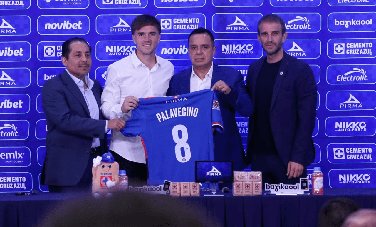 Agustín Palavecino es presentado de manera oficial con Cruz Azul