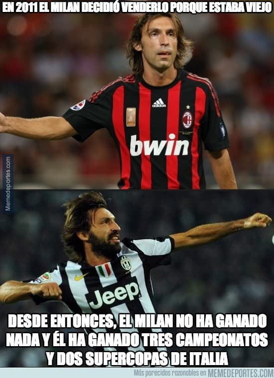 ¿Cuántas veces habrá sufrido el Milan?