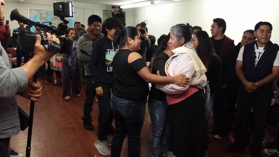 Una familia poblana se reúne en Staten Island gracias al programa Ñani Migrante.