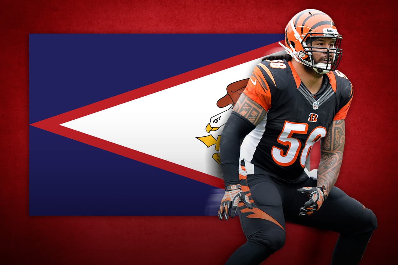 Rey Maualuga, Samoa Americana.