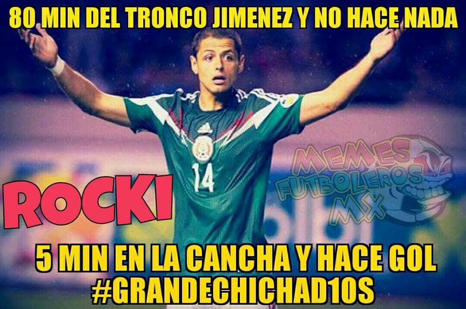 Javier Hernández llegó a 44 goles con el Tri en su cumpleaños y los memes en las redes sociales elogiaron al delantero mexicano.