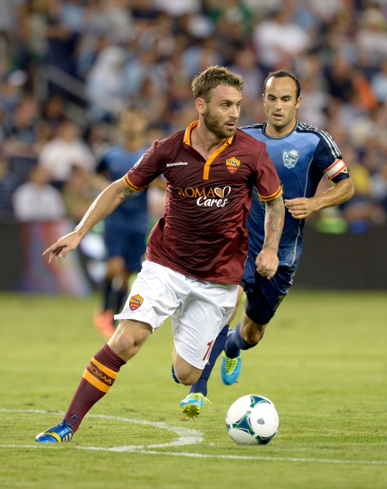 Otro histórico de la Roma y del seleccionado italiano tuvo participación hace unos años, el caso de Daniele De Rossi.