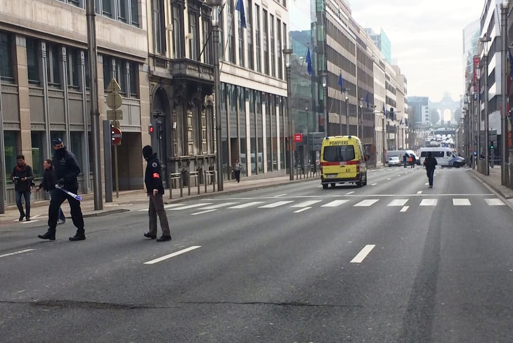 Máxima vigilancia en las calles de Bruselas