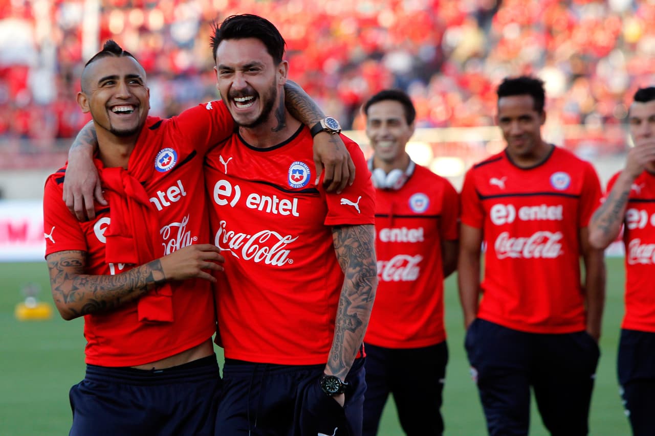 Los chilenos son futbolistas de sangre caliente.